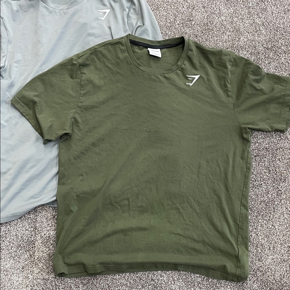 Gymshark Long Sleeve Tees - Black, Light Gray, and Olive - Picture 3 of 7